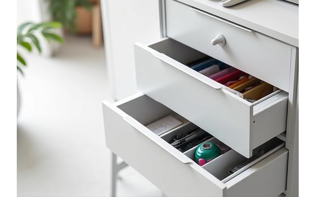 Modular storage drawers for office supplies and documents